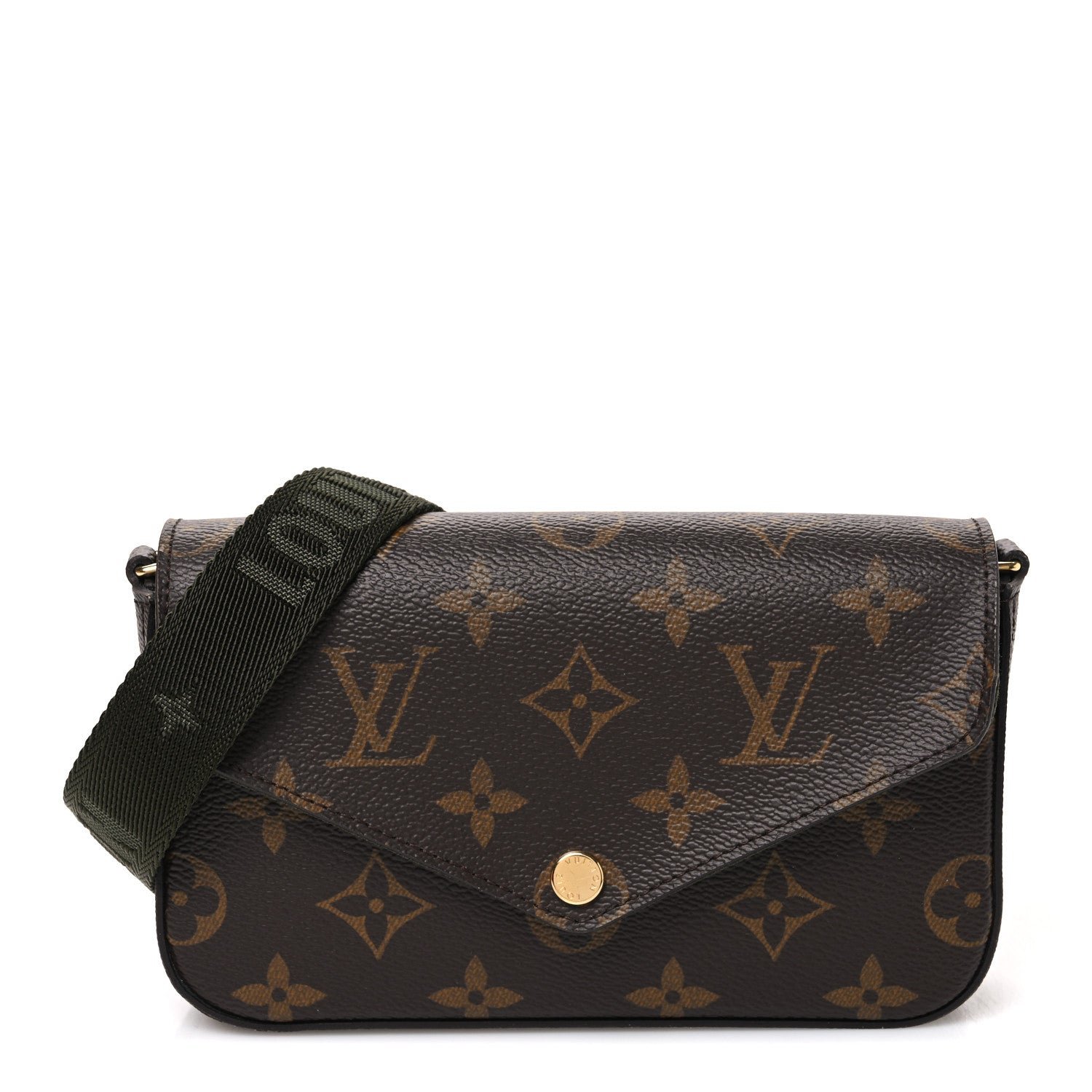 Louis Vuitton Monogram Felicie Strap & Go Kaki