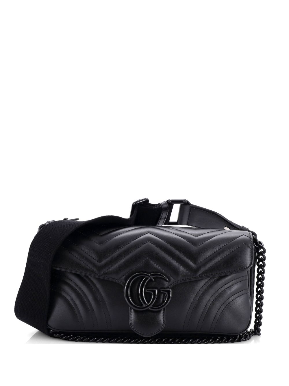 GG Marmont Monochrome Flap Bag Matelasse Leather Medium crossbody bag