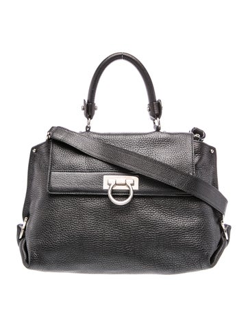 Leather Top Handle Bag