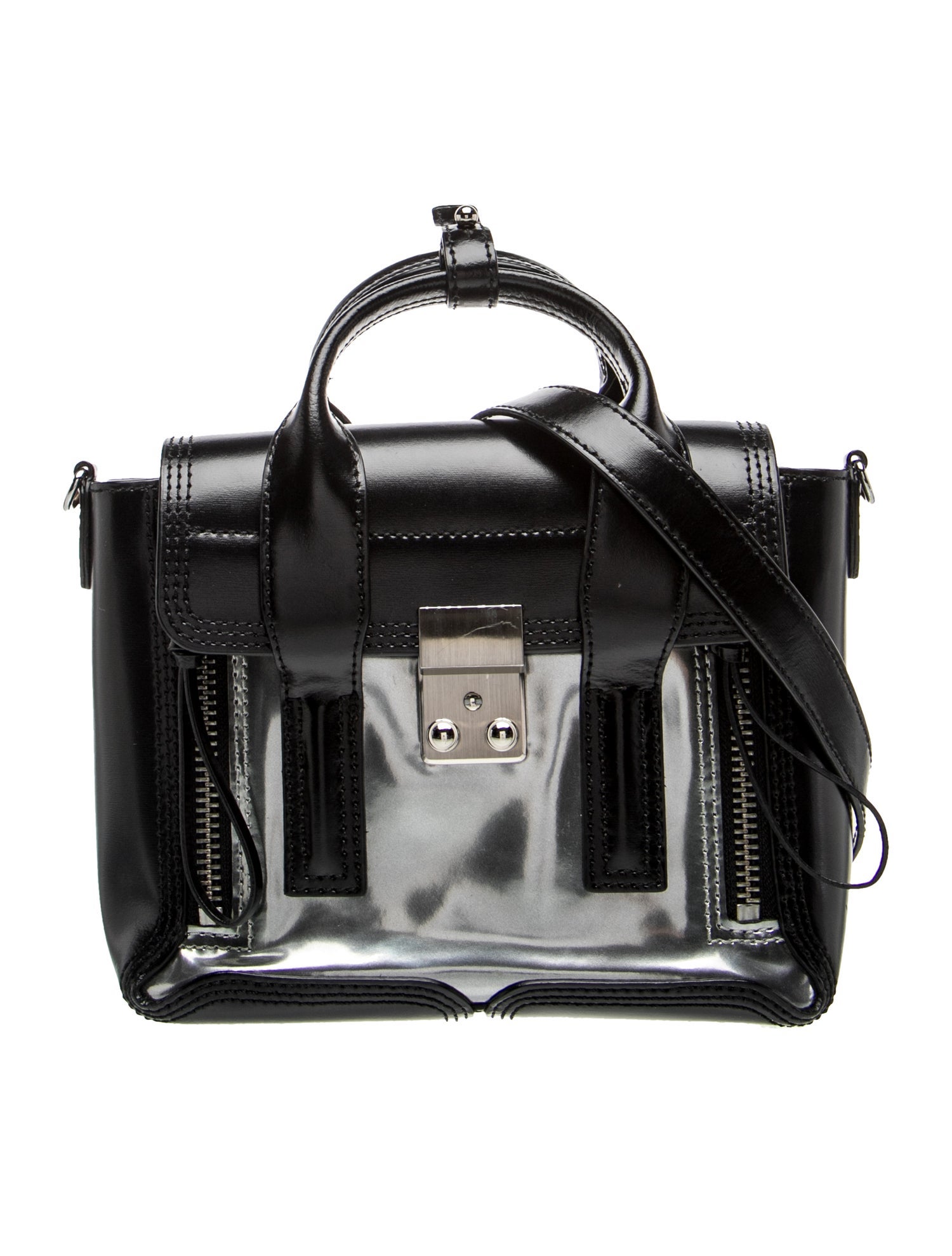Leather Top Handle Bag