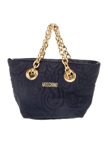 Moschino Nylon Top Handle Bag