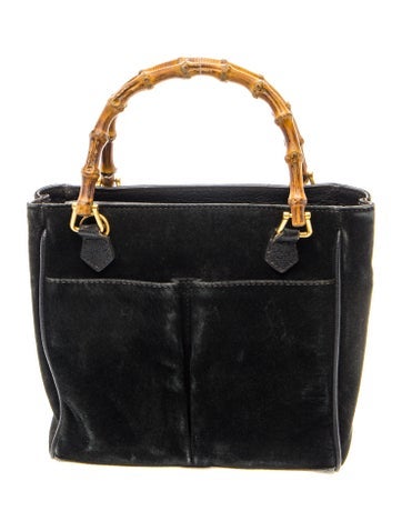 Bamboo Top Handle Bag Mini