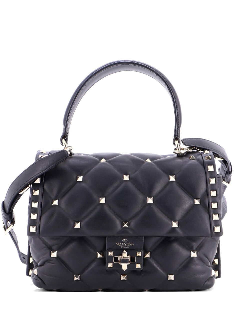 Candystud Top Handle Bag Leather Medium shoulder bag