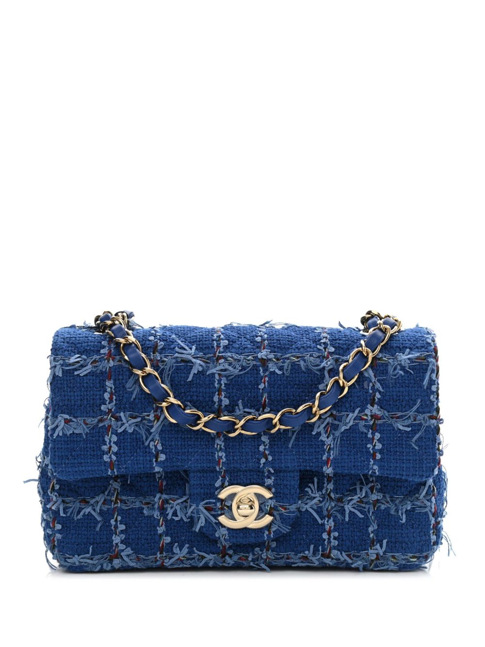 mini Classic Flap tweed shoulder bag