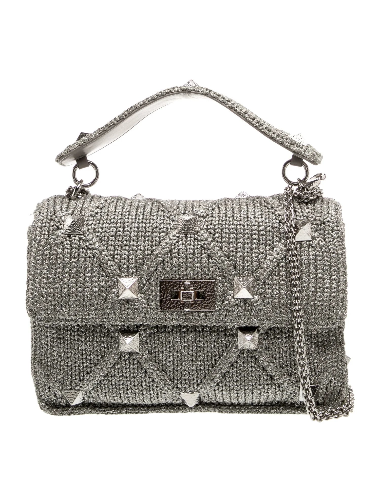 Rockstud Top Handle Bag