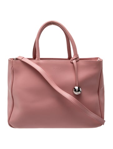 Leather Top Handle Bag