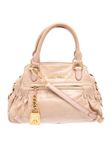 Leather Top Handle Bag