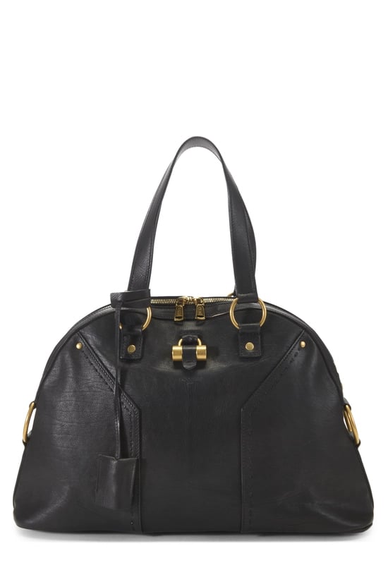 Black Leather Muse Large