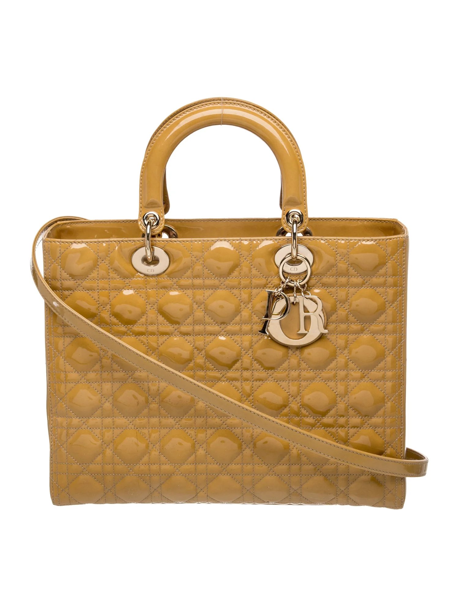Patent Leather Top Handle Bag