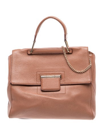 Leather Top Handle Bag