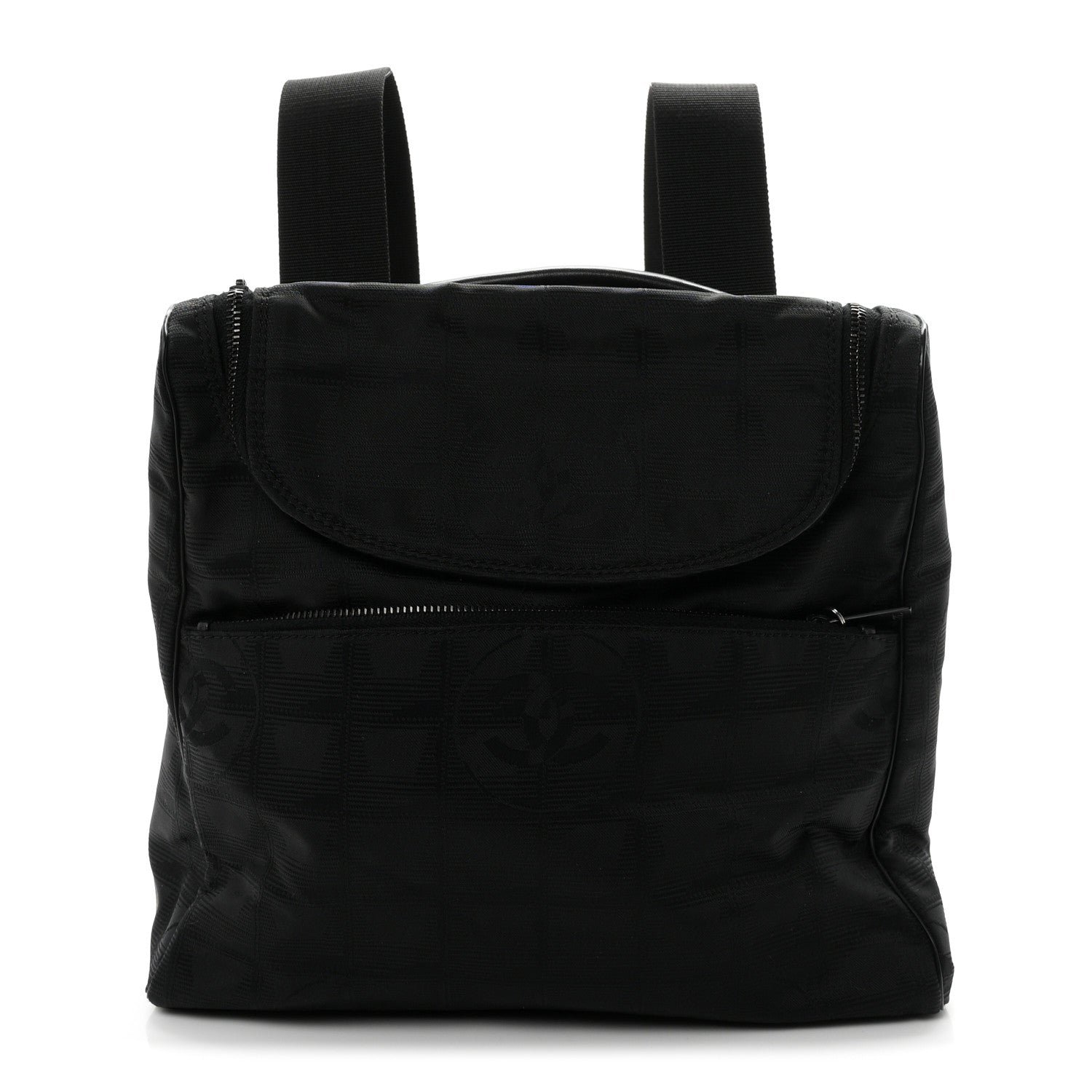 Chanel Nylon Travel Backpack Black