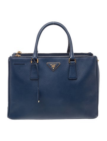 Saffiano Leather Galleria Double Zip Medium