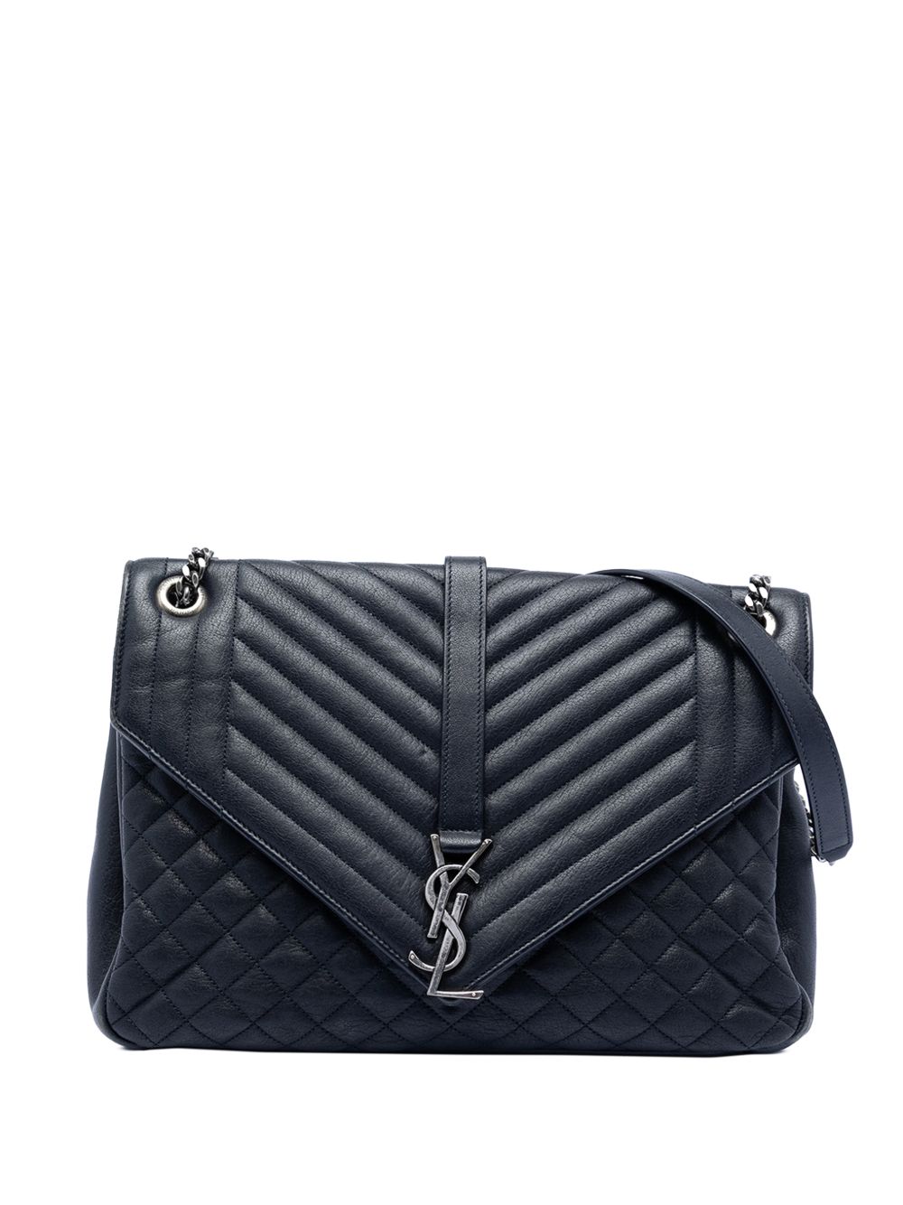 2017 Large Triquilt Sheepskin Monogram College Bag shoulder bag