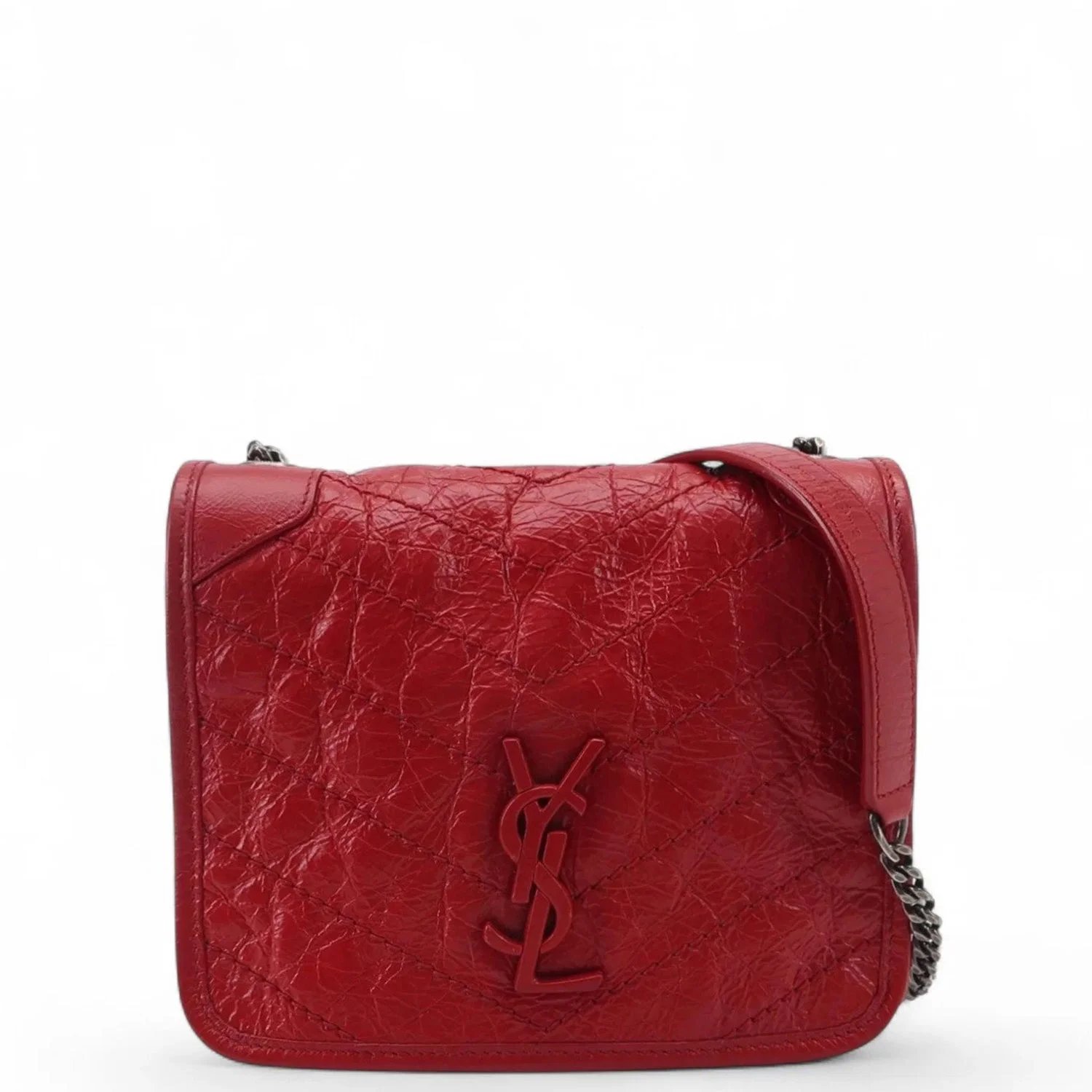 Leather Niki Chain Wallet Mini