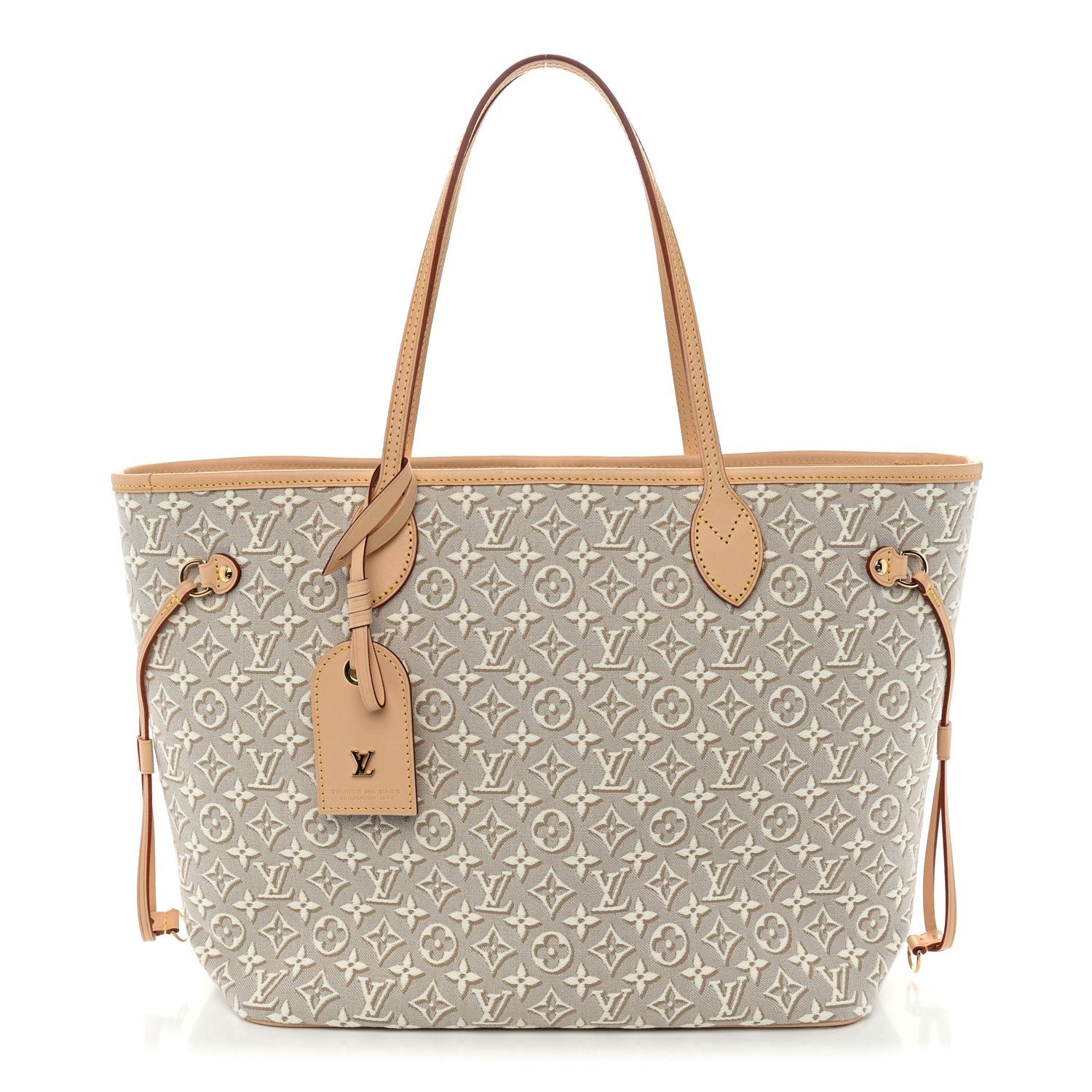 Louis Vuitton Jacquard Monogram Embleme Neverfull MM Peuplier
