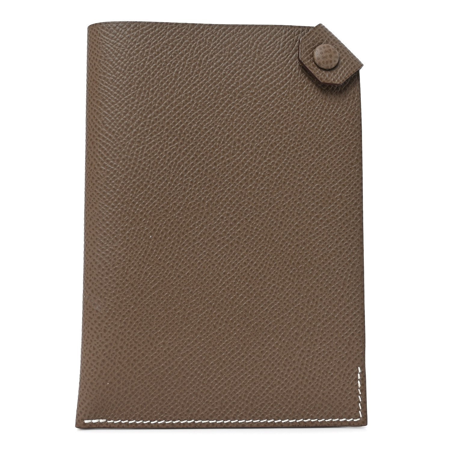 Hermes Epsom Tarmac PM Passport Holder Etoupe