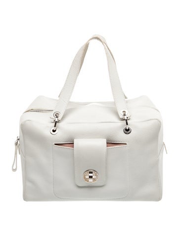 Leather Top Handle Bag