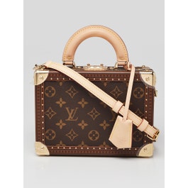 Louis Vuitton Monogram Canvas Petite Valise Trunk Bag