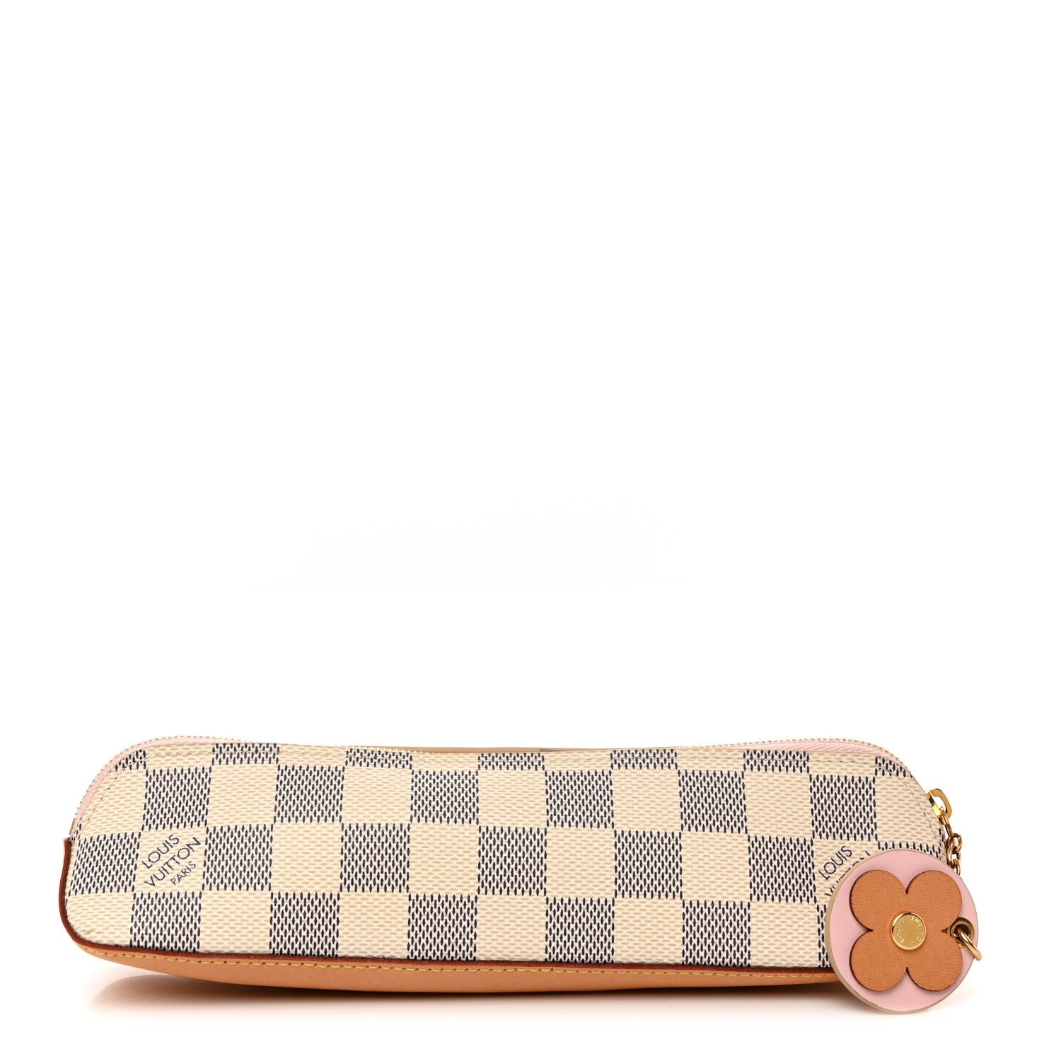 Louis Vuitton Damier Azur Elizabeth Pencil Pouch Rose Ballerine