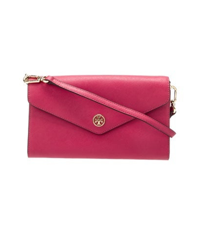Tory Burch Burch Saffiano Leather Crossbody Bag
