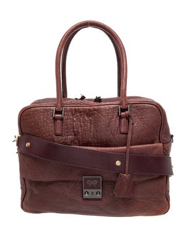 Leather Top Handle Bag
