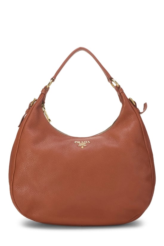 Orange Vitello Daino Hobo