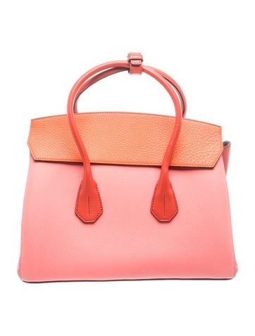 Leather Top Handle Bag