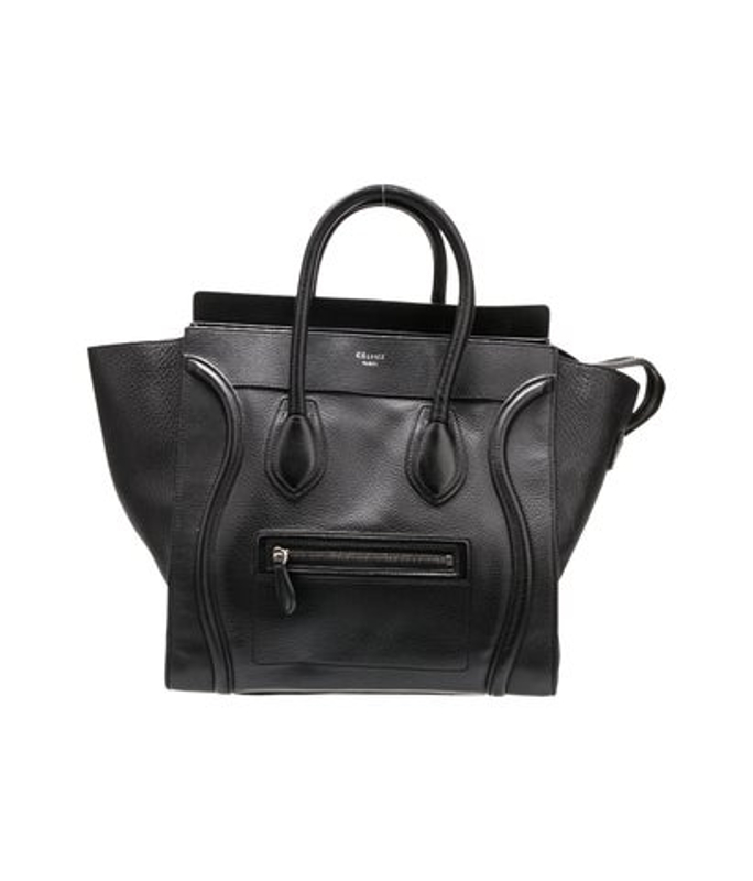 Celine Leather Shoulder Luggage Mini