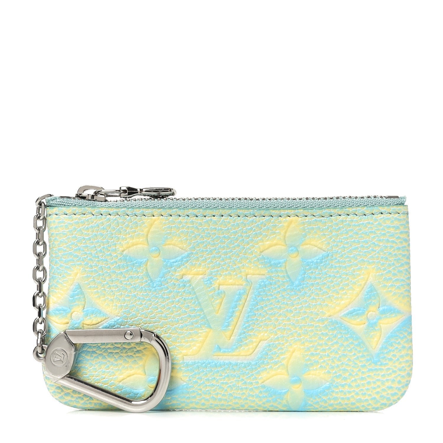 Louis Vuitton Empreinte Monogram Summer Stardust Key Pouch Water Green