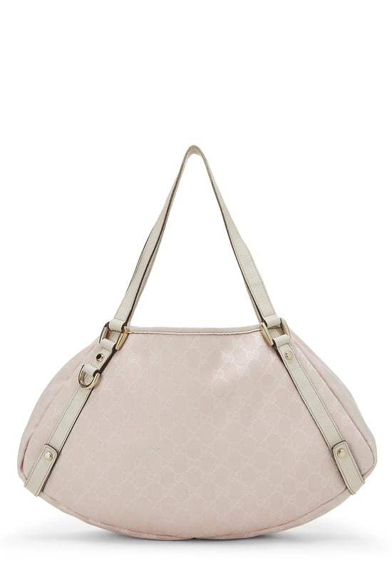 Pink GG Canvas Abbey Tote Large