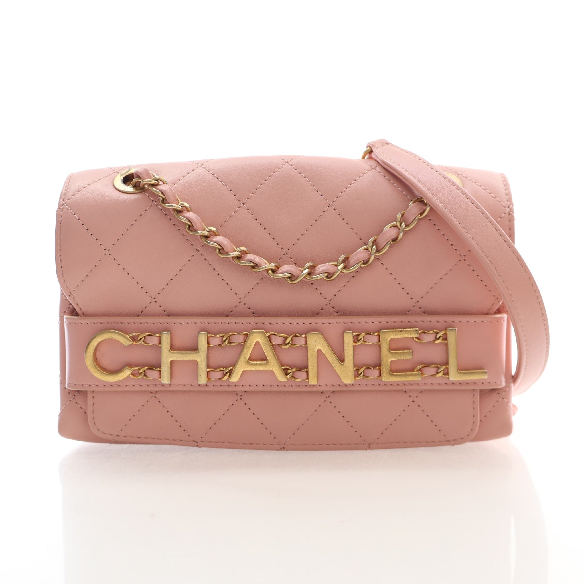Chanel Small Calfskin Enchained Mademoiselle Flap Bag