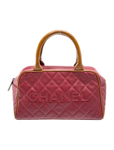 Small Quilted Logo Bowler Bag