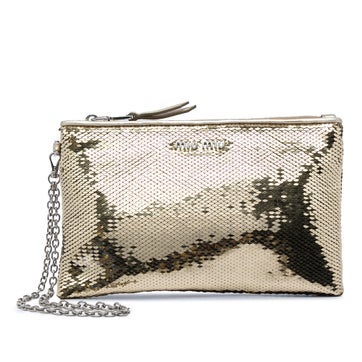 Metallic Sequin Clutch