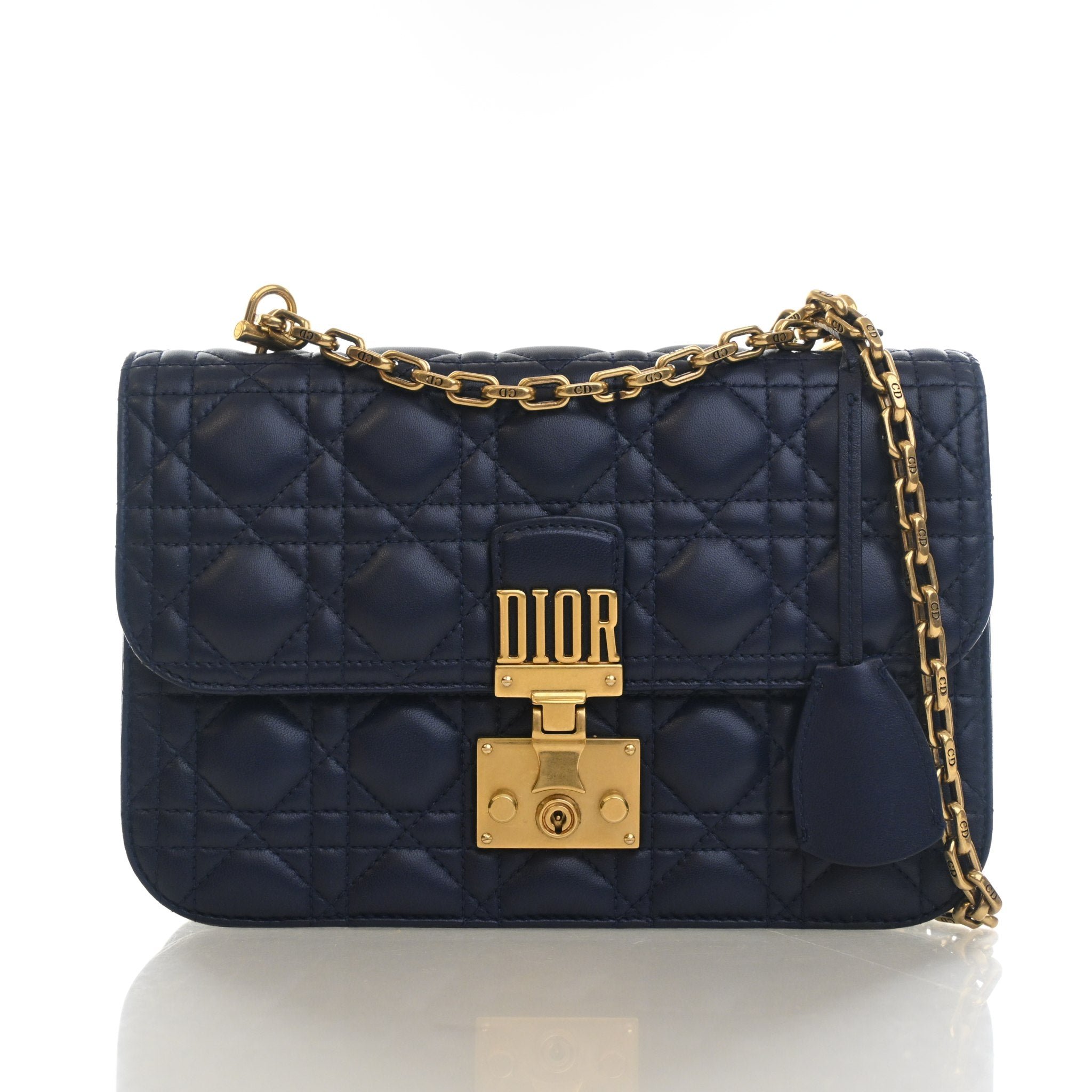 Christian Dior Lambskin Dioraddict Flap Bag