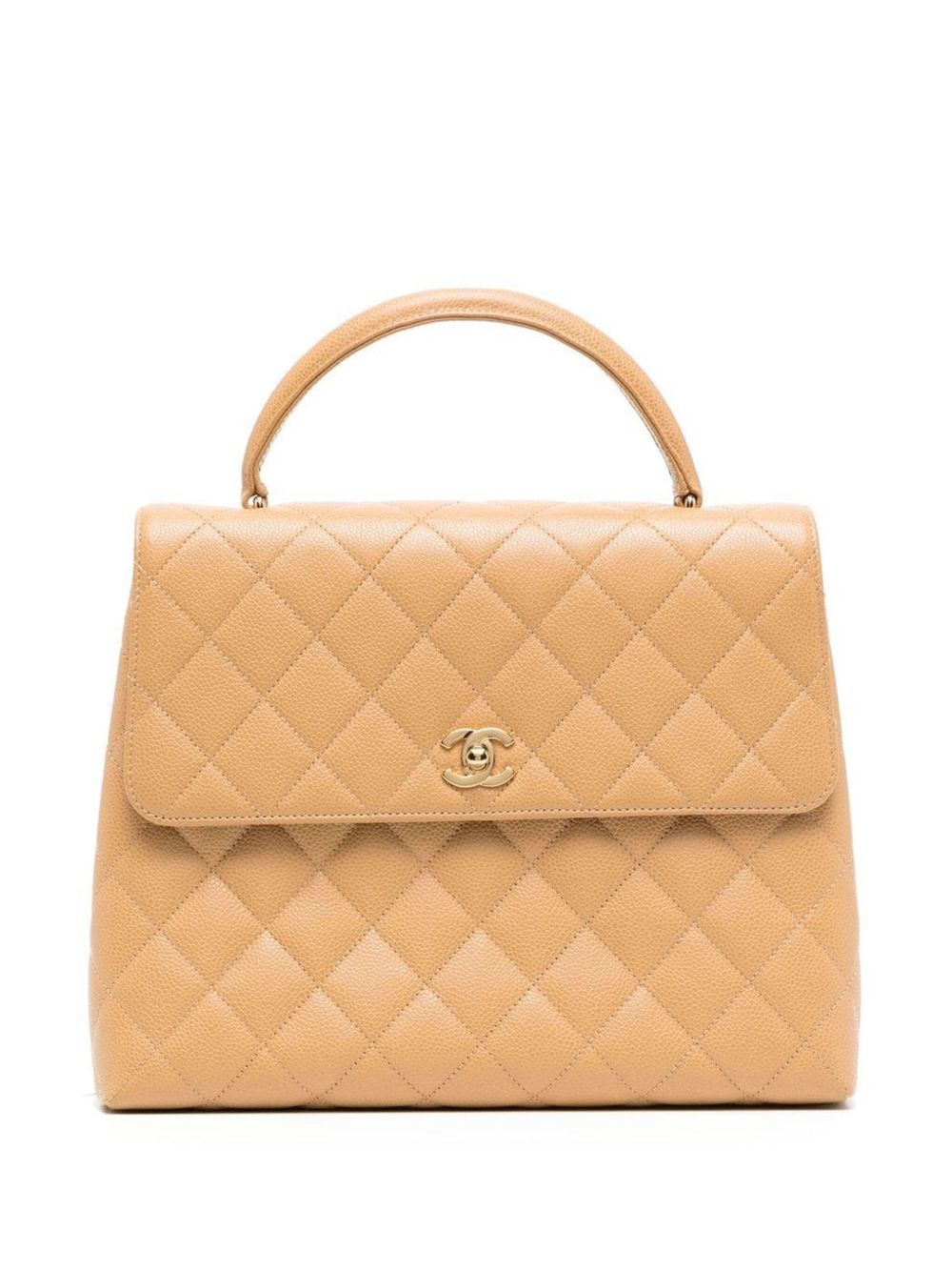 2001 diamond-quilted tote bag