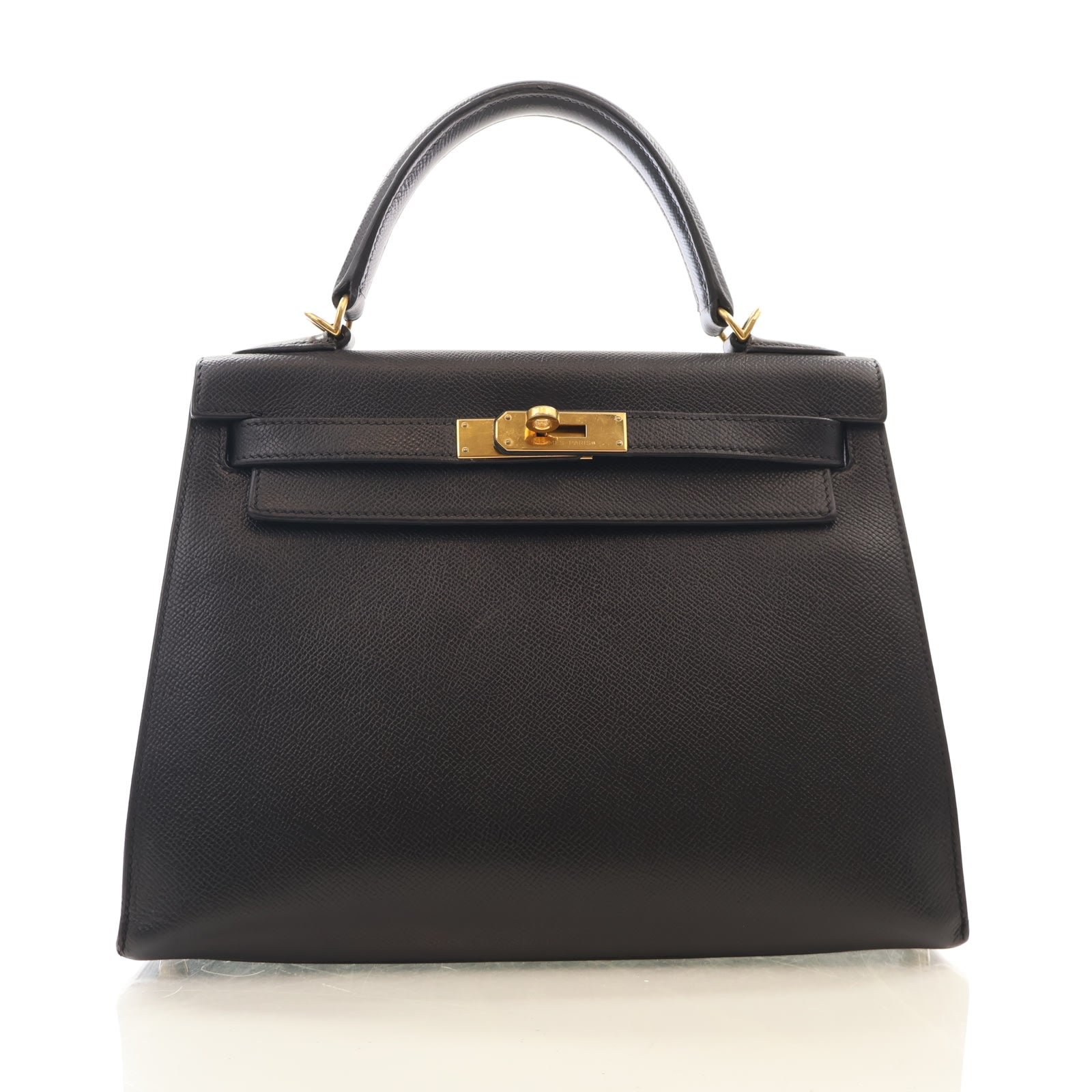 Hermes Noir Epsom Kelly 28