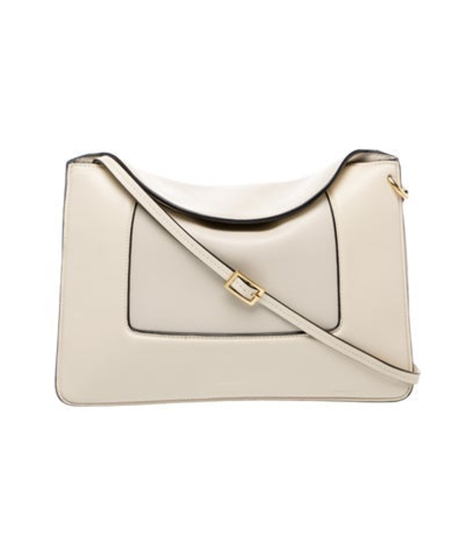 WANDLER Leather Top Handle Bag