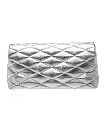 Quilted Sade Puffer Clutch