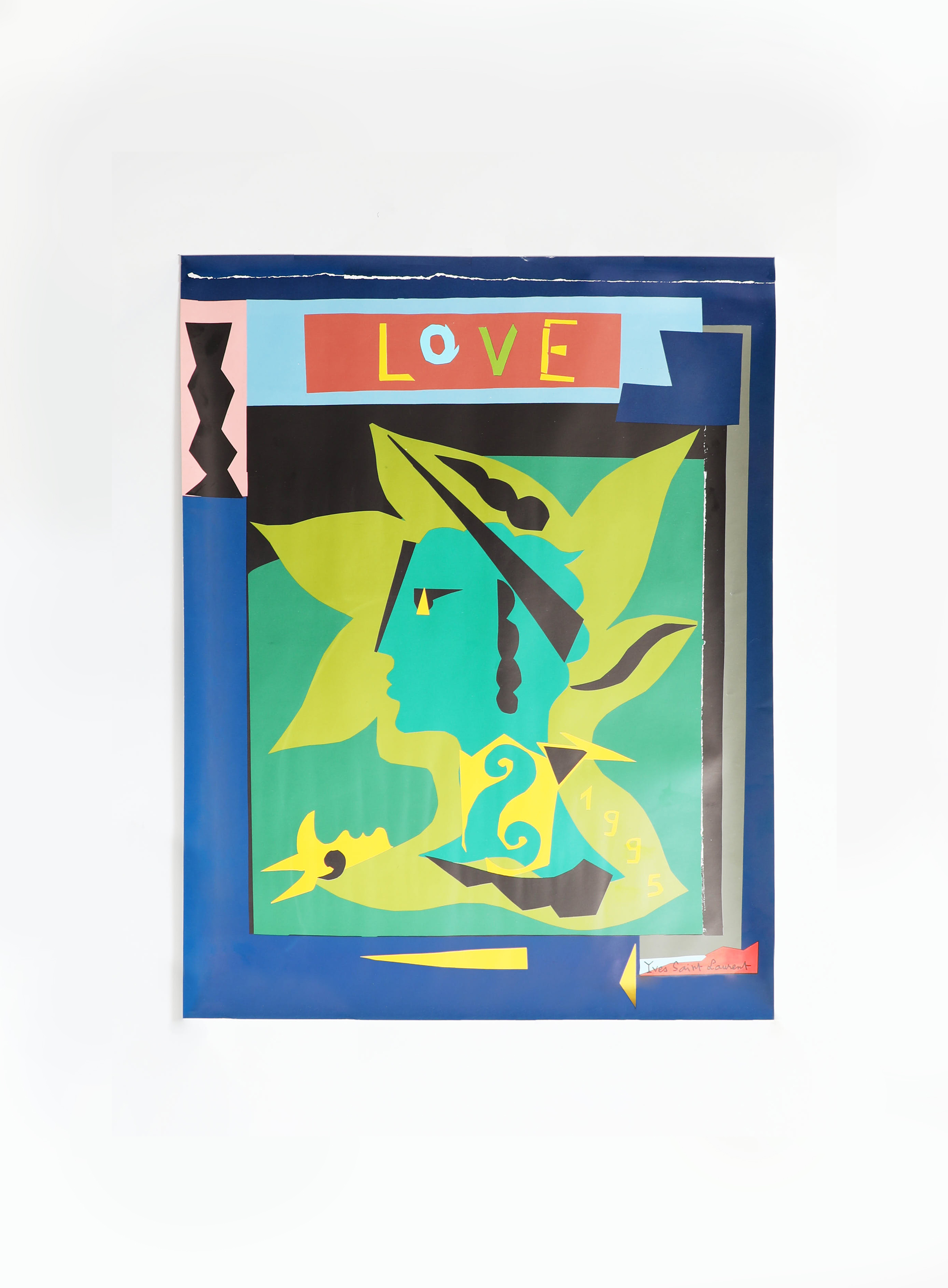 Saint Laurent Rare 1995 Love Poster, in Original Packaging