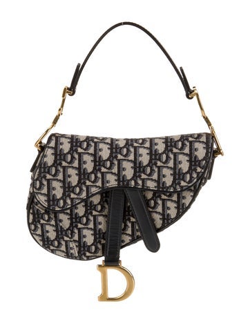 Dior Oblique Jacquard Saddle Mini