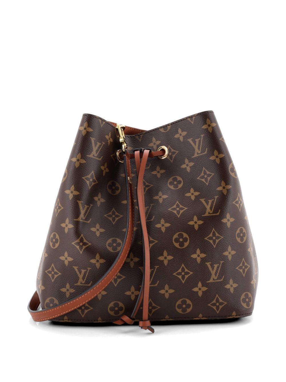 Louis Vuitton NeoNoe Handbag Monogram Canvas with Leather MM bucket bag
