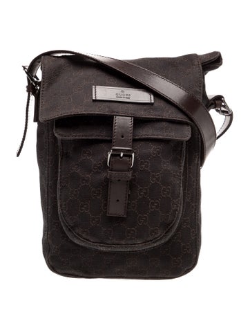 GG Denim Crossbody Bag