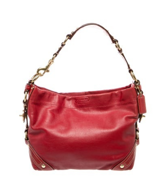 Coach Leather Top Handle Bag
