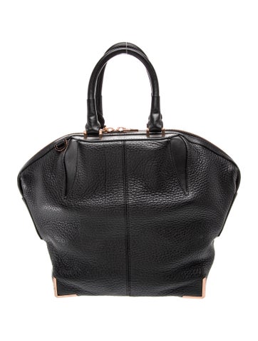 Leather Top Handle Bag