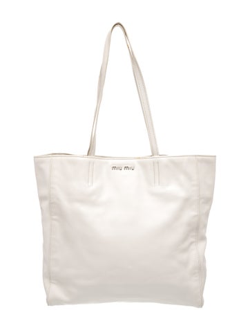Miu Miu Leather Tote