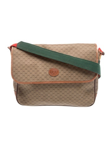 Micro GG Monogram GG Supreme Shoulder Bag Vintage