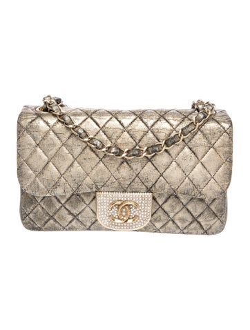 Small Crystal Flap Bag