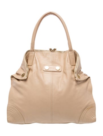 Leather Top Handle Bag