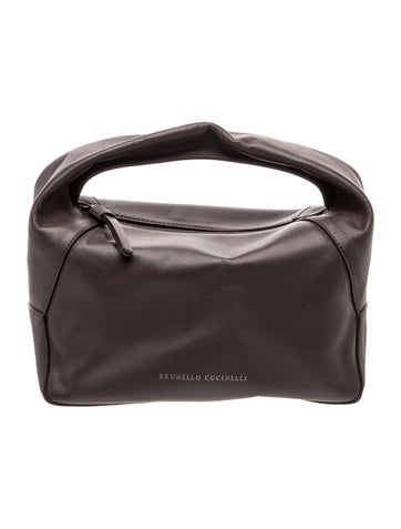 Leather Top Handle Bag w/ Tags