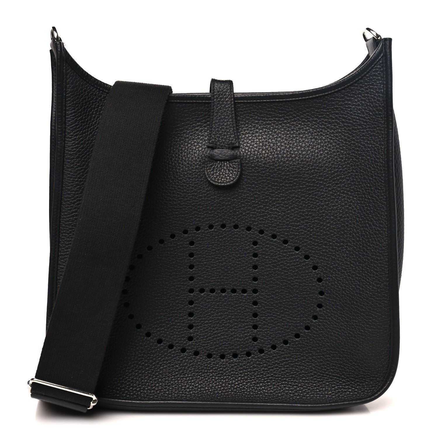 Hermes Taurillon Clemence Evelyne III GM Black